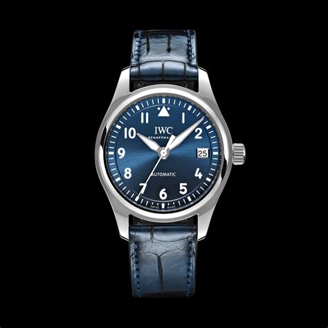 iwc pilot 36mm blue|iwc pilot's watch 36.